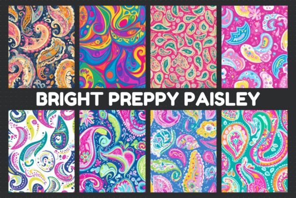 Bright Preppy Paisley Digital Paper: A Designer's Guide