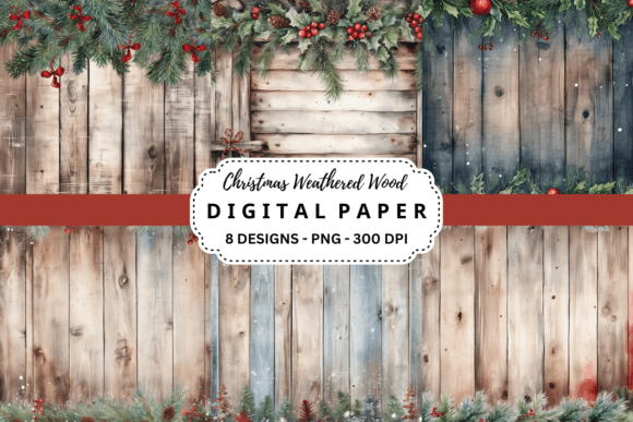 Christmas Weathered Wood Background: A Designer's Guide