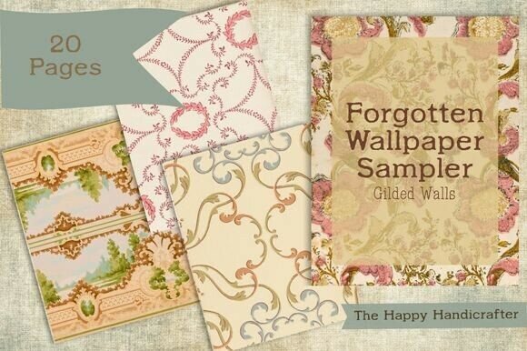 Gilded Walls Damask Papers: Elevating Your Digital Crafts