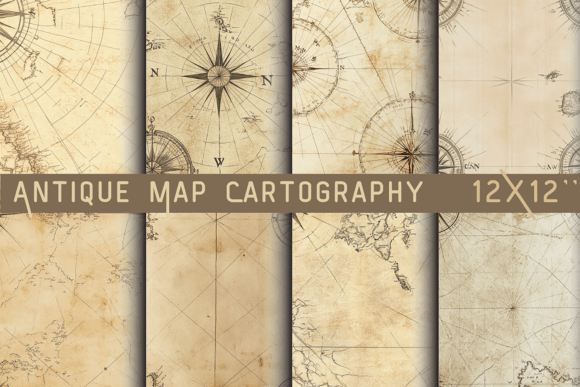 Timeless Exploration: Using Antique Map Cartography Paper