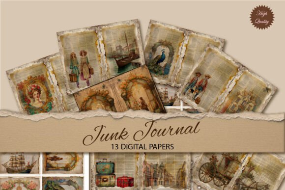 Travel Vintage Junk Journal Paper: A Designer's Guide to Authentic Texture