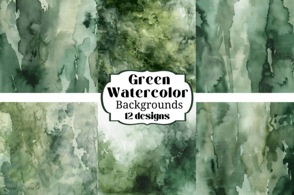 Unleashing Creativity: The Allure of Green Watercolor Digital Paper Backgrounds
