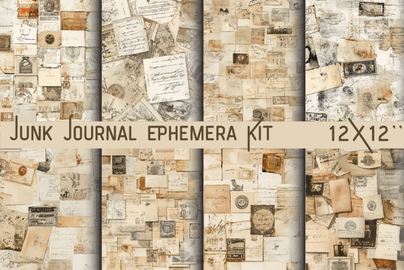 Unlocking Vintage Charm: The Junk Journal Ephemera Kit